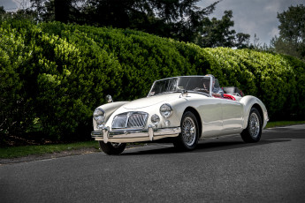 Картинка mg+mga автомобили mg автопробег выставка автошоу