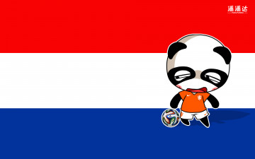 Картинка спорт 3d рисованные панда флаг мяч чемпионат бразилия 2014г