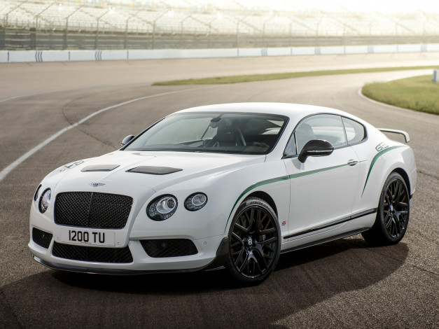 Обои картинки фото автомобили, bentley, светлый, 2014г, gt3-r, continental