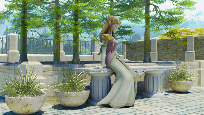 Обои картинки фото 3д графика, эльфы , elves, задумчивость, эльфийка