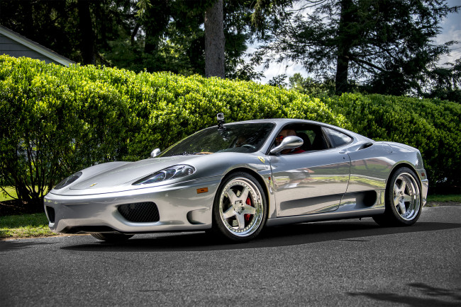 Обои картинки фото ferrari 360, автомобили, ferrari, автопробег, выставка, автошоу