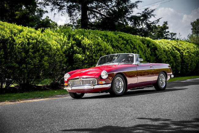 Обои картинки фото mg mgb, автомобили, mg, автопробег, выставка, автошоу