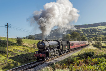 Картинка техника паровозы паровоз рельсы дорога железная