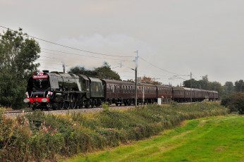 Картинка техника паровозы дорога железная рельсы паровоз