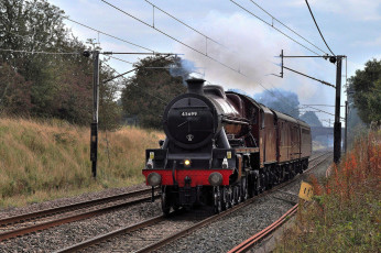 Картинка техника паровозы дорога железная рельсы паровоз