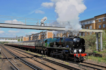 Картинка техника паровозы паровоз рельсы дорога железная