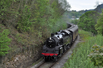 Картинка техника паровозы паровоз рельсы дорога железная