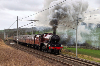 Картинка техника паровозы паровоз рельсы дорога железная