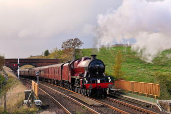 Картинка техника паровозы паровоз рельсы дорога железная