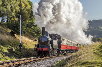 Картинка техника паровозы паровоз рельсы железная дорога