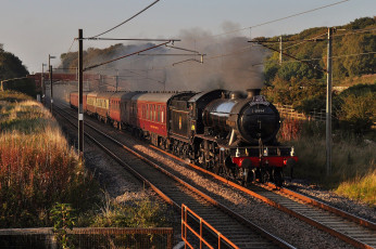 Картинка техника паровозы паровоз железная дорога рельсы