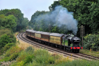 Картинка техника паровозы рельсы паровоз дорога железная