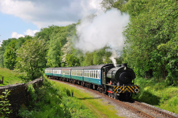 Картинка техника паровозы дорога железная паровоз рельсы