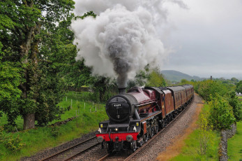 Картинка техника паровозы паровоз дорога рельсы железная