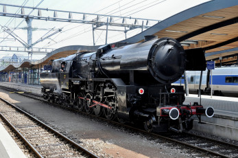 Картинка техника паровозы паровоз рельсы дорога железная