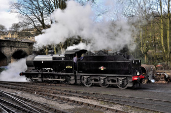 Картинка техника паровозы паровоз рельсы дорога железная