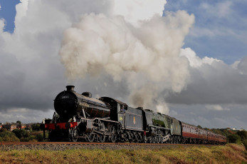 Картинка техника паровозы паровоз рельсы дорога железная