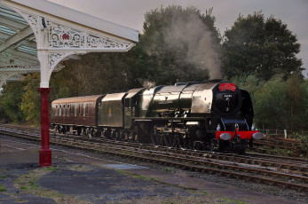 Картинка техника паровозы рельсы дорога железная паровоз