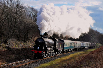 Картинка техника паровозы рельсы дорога железная паровоз