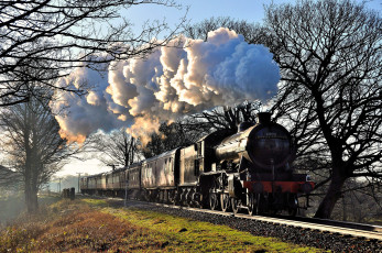 Картинка техника паровозы железная рельсы паровоз дорога