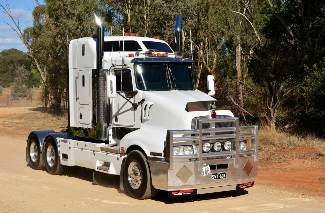 Обои картинки фото kenworth, автомобили, грузовик, тяжелый, тягач, седельный