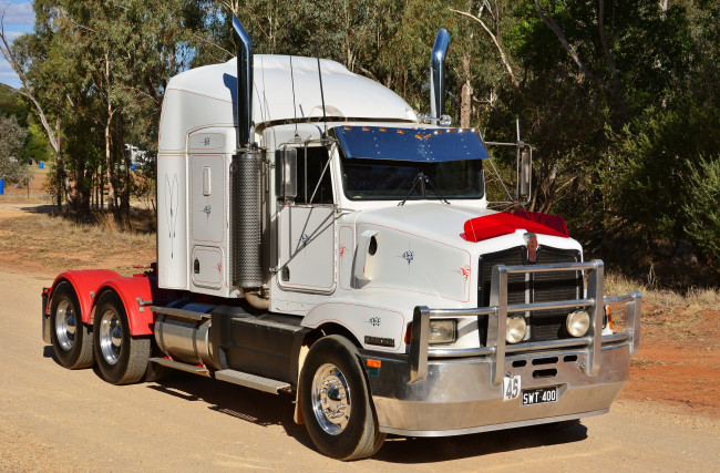 Обои картинки фото kenworth, автомобили, тяжелый, грузовик, седельный, тягач