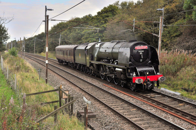 Обои картинки фото техника, паровозы, рельсы, дорога, железная, паровоз