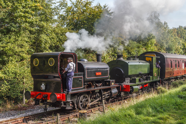 Обои картинки фото техника, паровозы, дорога, железная, паровоз, рельсы