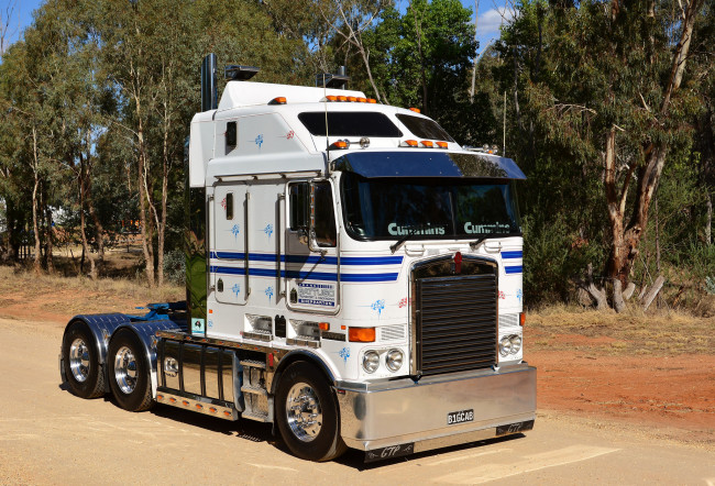 Обои картинки фото k108 bigcab, автомобили, kenworth, грузовик, тяжелый, тягач, седельный