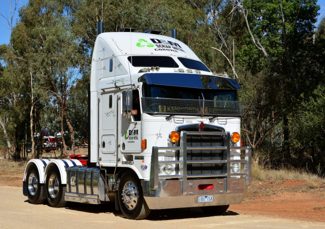 Обои картинки фото kenworth, автомобили, грузовик, тяжелый, тягач, седельный