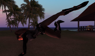 Картинка 3д+графика люди+ people поза фон взгляд девушка