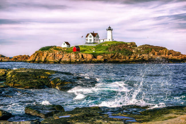 Обои картинки фото природа, маяки, маяк, побережье