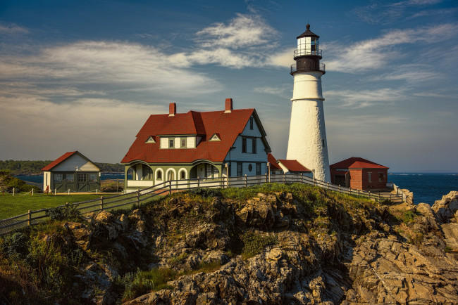 Обои картинки фото природа, маяки, маяк, побережье