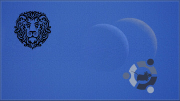 Картинка компьютеры ubuntu+linux логотип фон