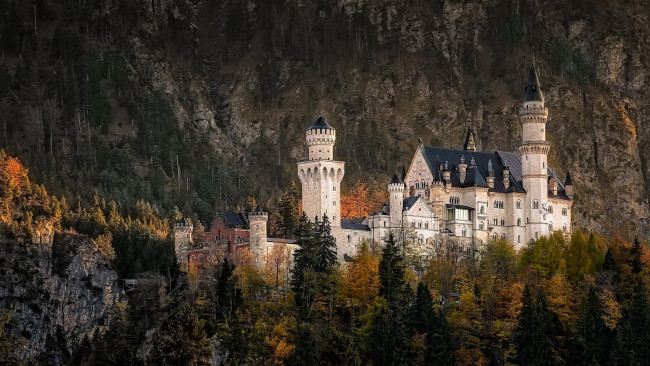 Обои картинки фото города, замок нойшванштайн , германия, neuschwanstein, castle