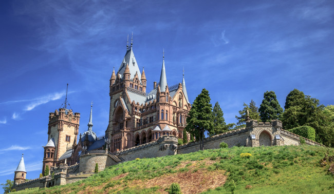 Обои картинки фото schloss drachenburg, города, замки германии, замок