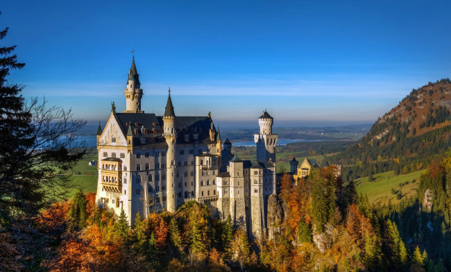 Обои картинки фото города, замок нойшванштайн , германия, neuschwanstein, castle