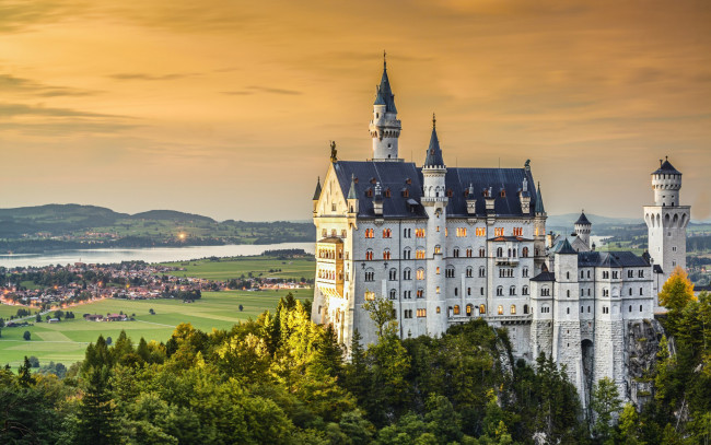 Обои картинки фото города, замок нойшванштайн , германия, neuschwanstein, castle