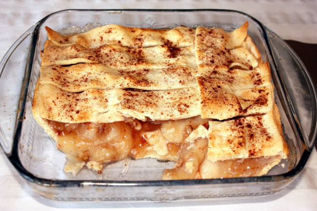 Обои картинки фото еда, пироги, apple, cobbler