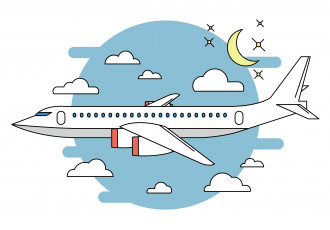 Картинка векторная+графика техника+ equipment самолет полет