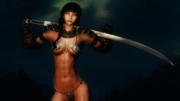 Картинка 3д+графика фантазия+ fantasy фон взгляд девушка