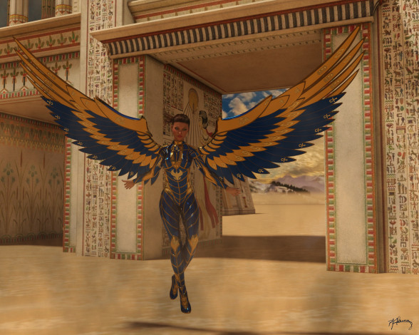 Обои картинки фото 3д графика, фантазия , fantasy, фон, взгляд, девушка