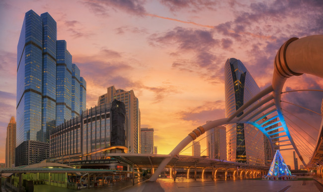 Обои картинки фото bangkok,  thailand, города, бангкок , таиланд, простор