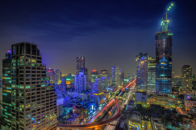 Обои картинки фото bangkok,  thailand, города, бангкок , таиланд, простор