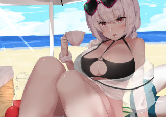 Картинка аниме azur+lane девушка