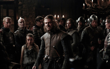 Картинка кино+фильмы game+of+thrones+ сериал воины арья нед старк