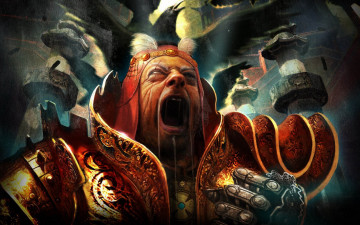 Картинка видео+игры heavenly+sword крик крепость доспехи злодей