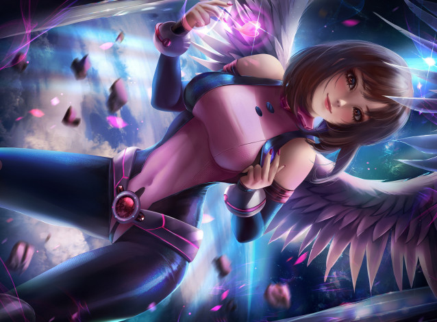 Обои картинки фото аниме, boku no hero academia, моя, геройская, академия