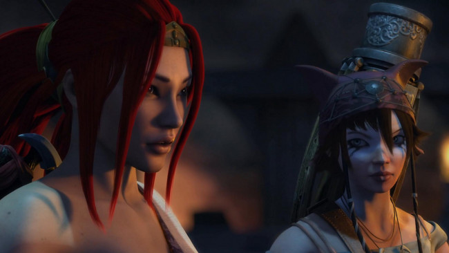 Обои картинки фото видео игры, heavenly sword, девушки, оружие, рыжая, нарико