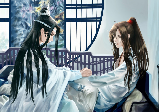 Обои картинки фото рисованное, кино,  мультфильмы, лань, ванцзи, вэй, усянь